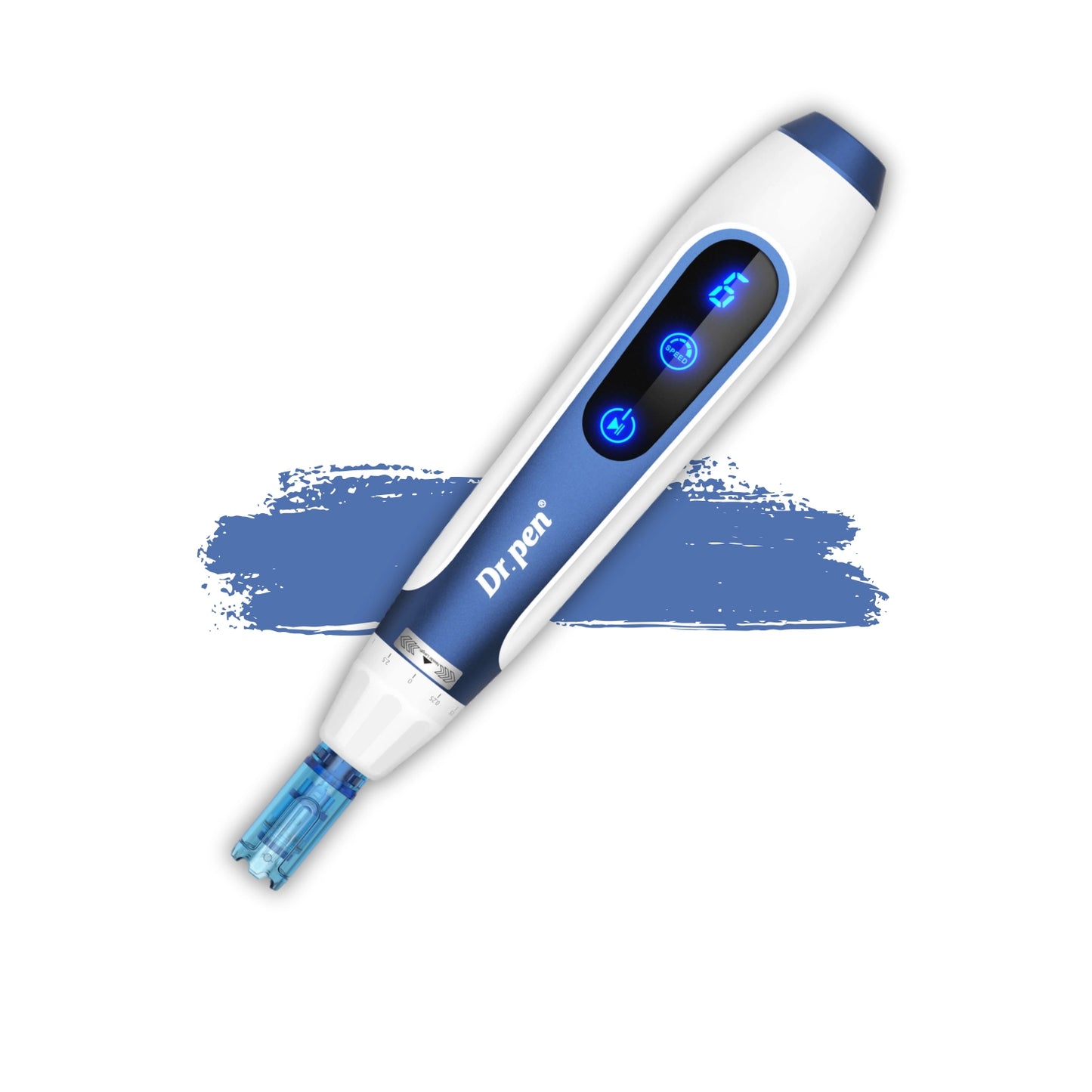 Dr. Pen A11 with blue accents on a white background