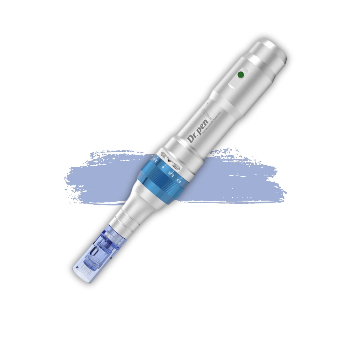 Dr. Pen A6 on a white background with a blue color block